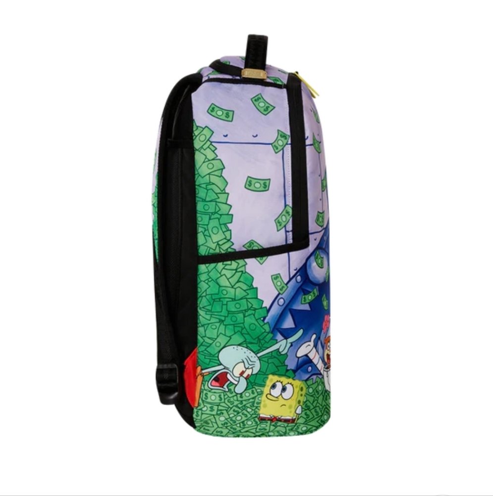 Sprayground Spongebob Crew Money Bath Backpack - Picture 3 of 11